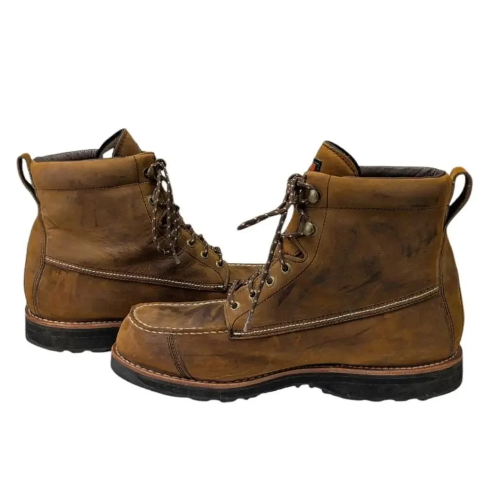 Red Wing Irish Setter 849 Waterproof Soft Toe Leather Boots Size 13D   S4007